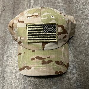 Camouflage American Flag Hat